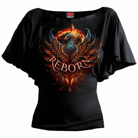 Tops - Short Sleeve Spiral Ashes Reborn
