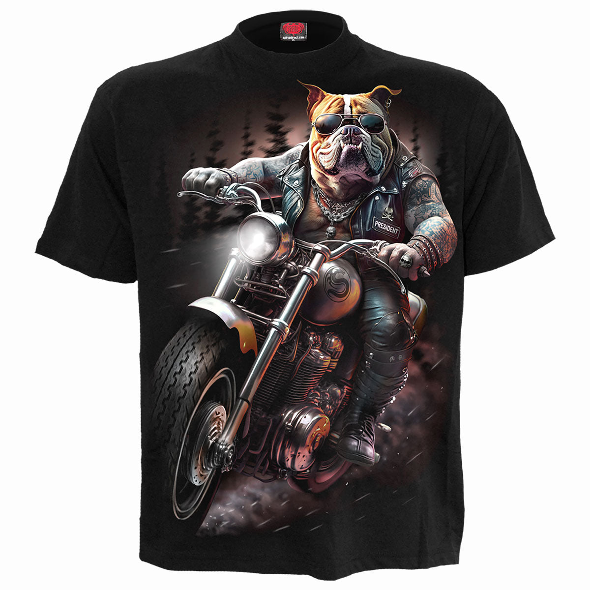 T-shirt Spiral Top Dog