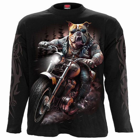 Langærmet T-shirt Spiral Top Dog