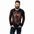 Indlæs billede i Gallery viewer, Langærmet T-shirt Spiral Skull Synthesis
