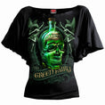 Load image into Gallery viewer, Tops - Short Sleeve Spiral The Green Fairy