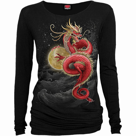 Langærmet T-shirt Spiral Shenlong