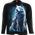 Indlæs billede i Gallery viewer, Langærmet T-shirt Spiral Wolf Guardian