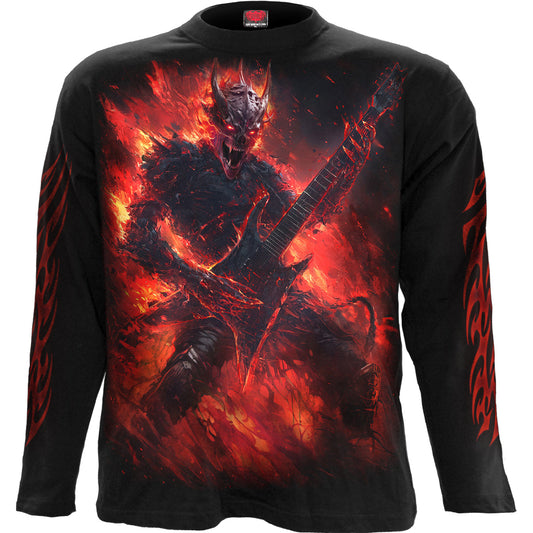 Langærmet T-shirt Spiral Riff Burner