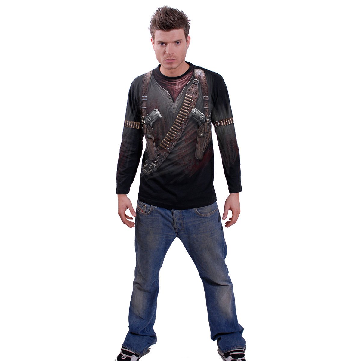 Langærmet T-shirt Spiral Holster Wrap