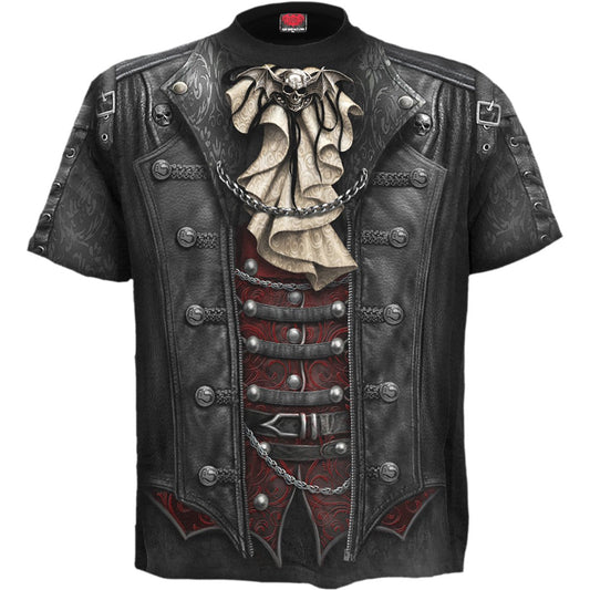 T-shirt Spiral Goth Wrap