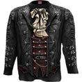 Indlæs billede i Gallery viewer, Langærmet T-shirt Spiral Goth Wrap