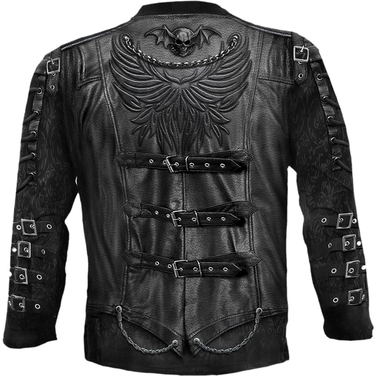 Langærmet T-shirt Spiral Goth Wrap