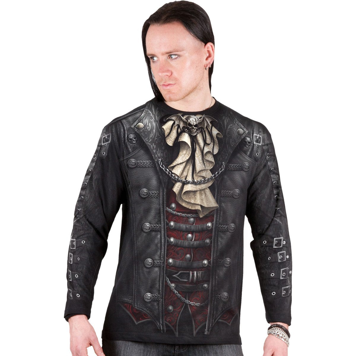 Langærmet T-shirt Spiral Goth Wrap