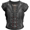Indlæs billede i Gallery viewer, Tops - Short Sleeve Spiral Gothess Wrap