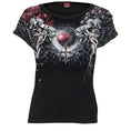 Indlæs billede i Gallery viewer, Tops - Short Sleeve Spiral Life And Death Cross