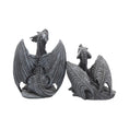 Indlæs billede i Gallery viewer, Figur Drage Dark Fury (Set of 2) (10cm)