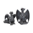 Indlæs billede i Gallery viewer, Figur Drage Dark Fury (Set of 2) (10cm)