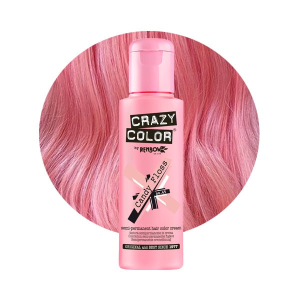 Crazy Color Hårfarve Candy Floss (100ml) - Fatima.Dk