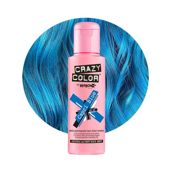 Crazy Color Hårfarve Capri Blue (100ml) - Fatima.Dk