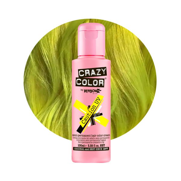 Crazy Color Hårfarve Caution UV (100ml) - Fatima.Dk