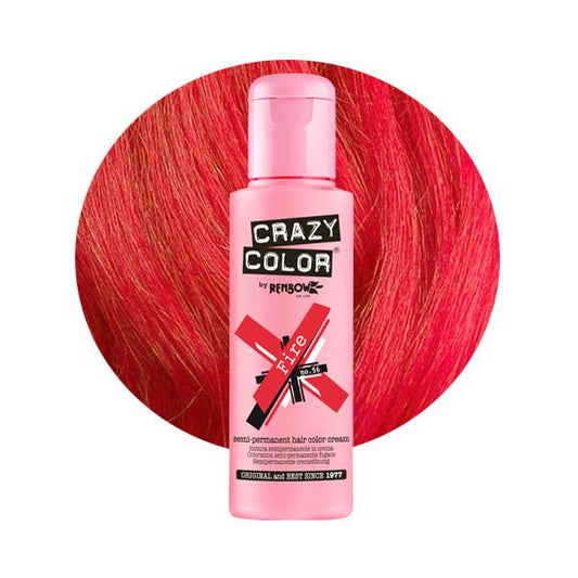 Crazy Color Hårfarve Fire (100ml) - Fatima.Dk