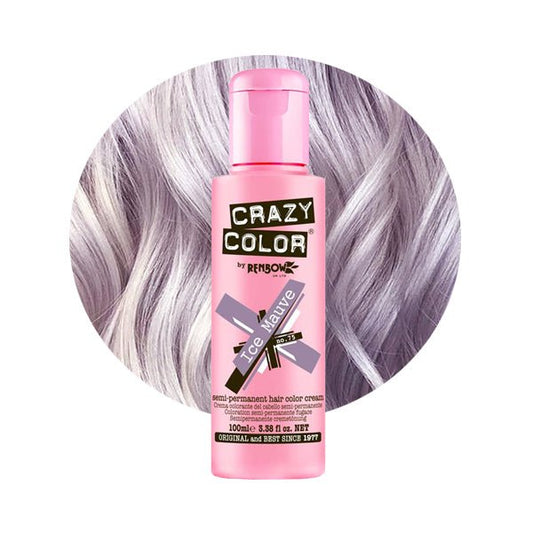 Crazy Color Hårfarve Ice Mauve (100ml) - Fatima.Dk