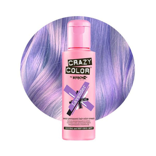 Crazy Color Hårfarve Lavender (100ml) - Fatima.Dk