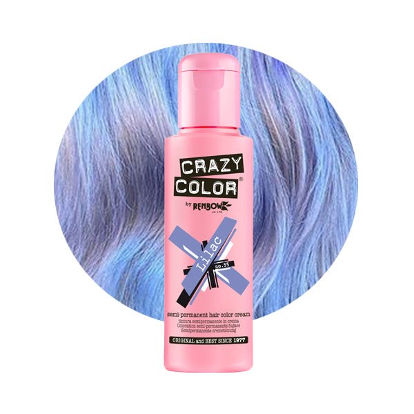 Crazy Color Hårfarve Lilac (100ml) - Fatima.Dk