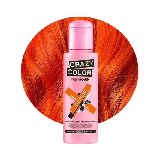 Crazy Color Hårfarve Orange (100ml) - Fatima.Dk