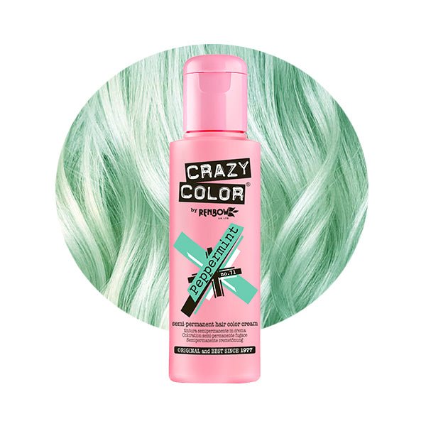 Crazy Color Hårfarve Peppermint (100ml) - Fatima.Dk