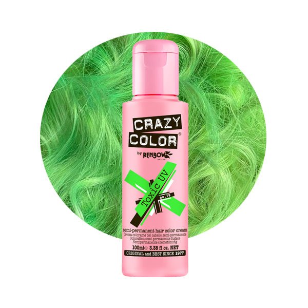 Crazy Color Hårfarve Toxic UV (100ml) - Fatima.Dk