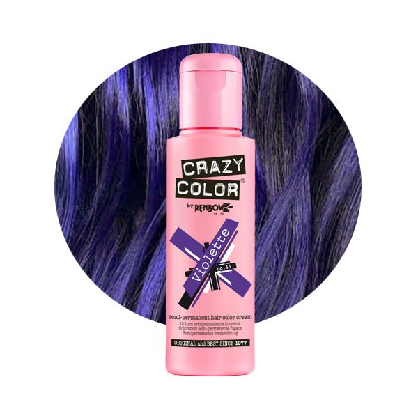 Crazy Color Hårfarve Violette (100ml) - Fatima.Dk