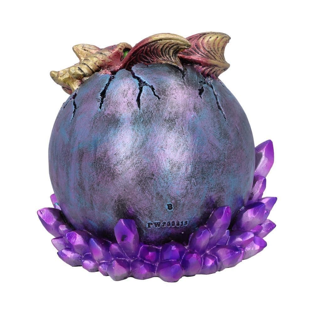 Drage Crimson Hatchling Glow Dragon Crystal (15cm) - Fatima.Dk