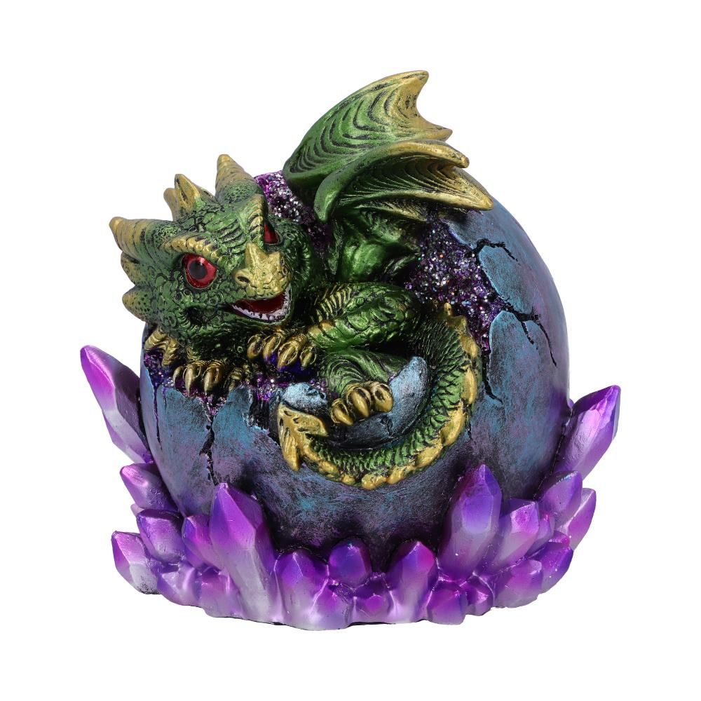 Drage Emerald Hatchling Glow (12.5cm) - Fatima.Dk