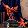 Indlæs billede i Gallery viewer, Figur Adult Fire Dragon (24.5cm) - Fatima.Dk