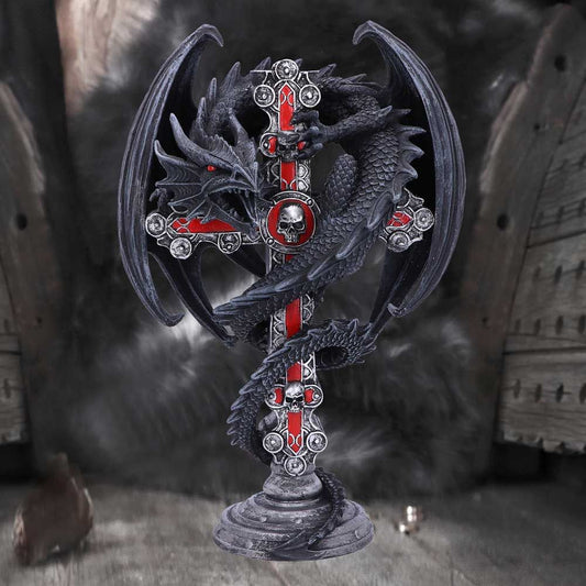 Figur Gothic Guardian Candle Holder (26.5cm) - Fatima.Dk