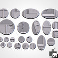 Indlæs billede i Gallery viewer, Industrielle sceniske base toppers fra Txarli Factory