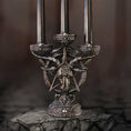 Load image into Gallery viewer, Lysestage Baphomet's Radiance Candelabra (46cm) - Fatima.Dk