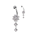 Load image into Gallery viewer, Navlepiercing Chained - 316L Kirurgisk Stål - Fatima.Dk