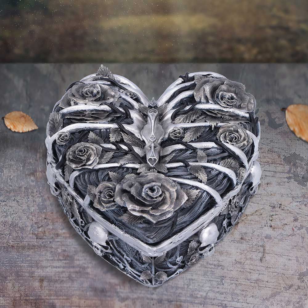 Skrin Caged Heart Box (10.5cm) - Fatima.Dk