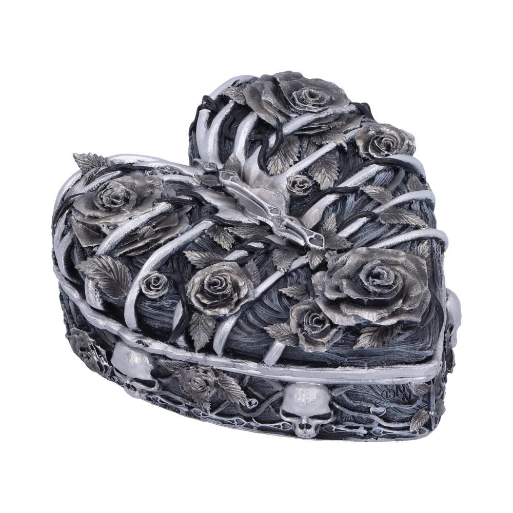 Skrin Caged Heart Box (10.5cm) - Fatima.Dk