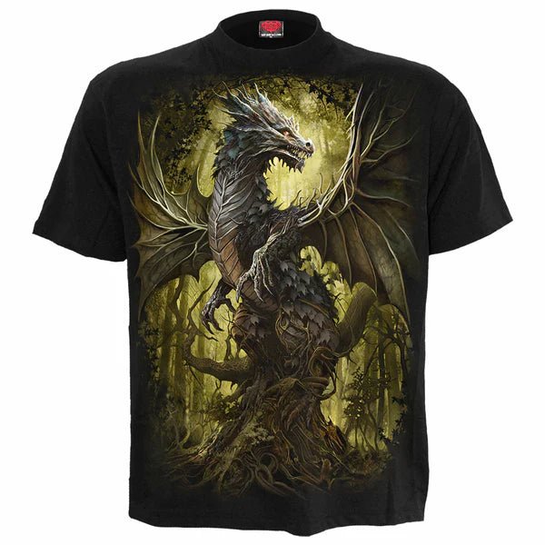 T-shirt Spiral Oak Dragon - Fatima.Dk