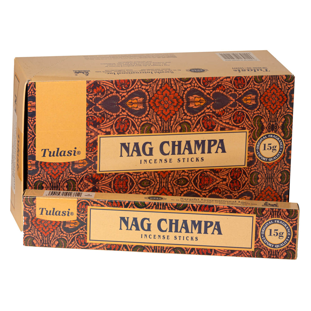 Røgelse Tulasi Nag Champa (15g)