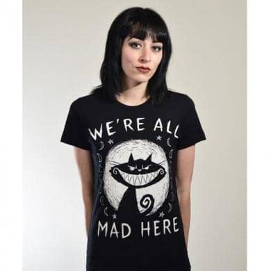 T-shirt Akumu We Are All Mad Here - Akumu ink - Fatima.Dk