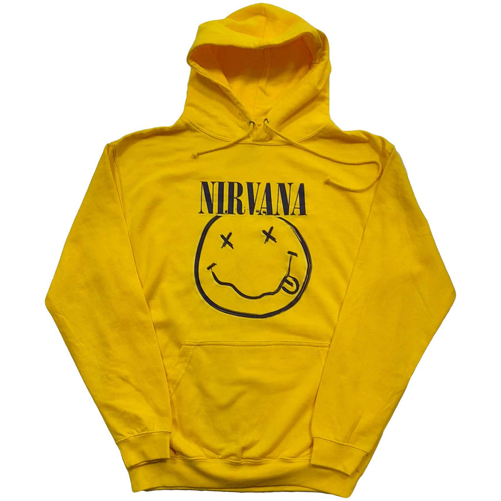 Hættetrøje Nirvana - Logo Neon Yellow (Unisex)