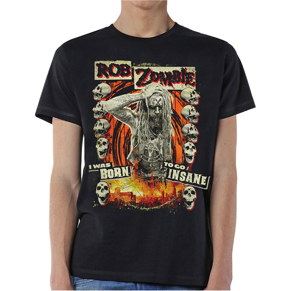 T-shirt Rob Zombie - Born Insane (Unisex)