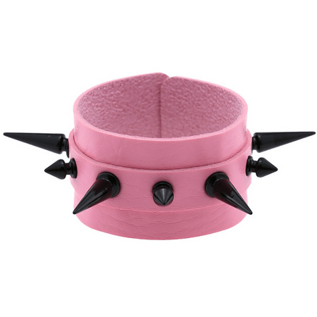 Armbånd Pink Spikes - Fatima.Dk