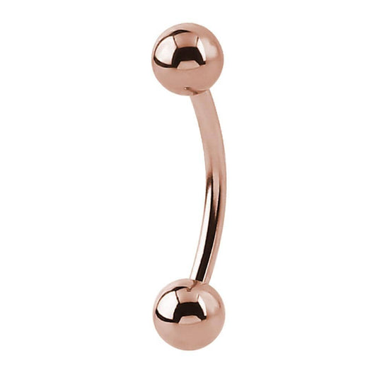 Bananabell Læbe / Daith / Intim Piercing Rose Gold - 316L Kirurgisk Stål - Fatima.Dk