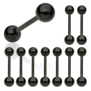 Barbell Stav til Tunge / Bryst / Industrial Piercing BlaX - 316L Kirurgisk Stål - Fatima.Dk