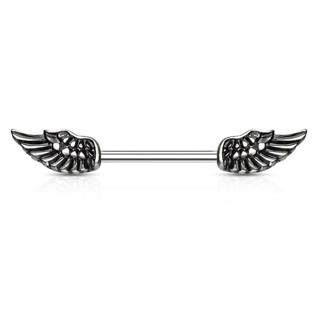 Brystpiercing Wings - 316L Kirurgisk Stål - Fatima.Dk