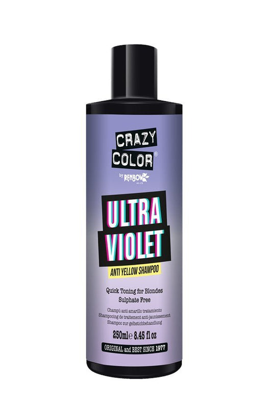 Crazy Color Ultra Violet Silver Shampoo - Fatima.Dk
