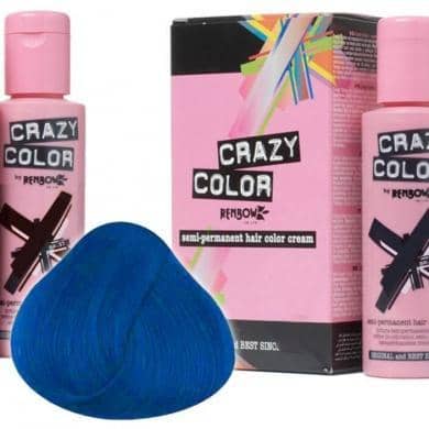 Crazy Color Hårfarve Sky Blue (100ml) - Crazy Color - Fatima.Dk