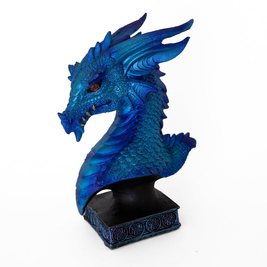 Drage Statue Blå - Fatima.Dk