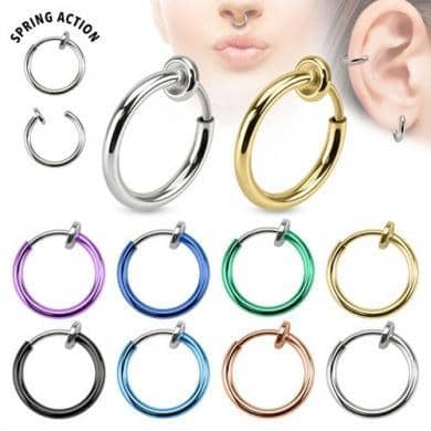 Fake Ørering / Septum - Snydepiercing - Fatima.Dk